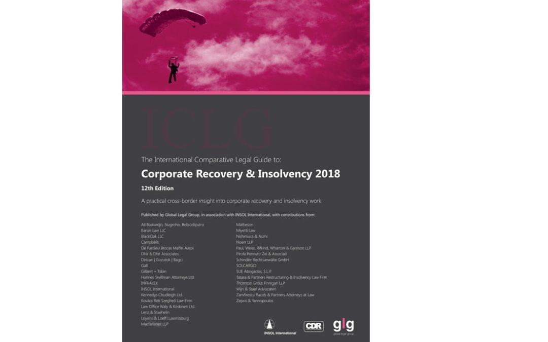 Participamos en ICLG: Corporate Recovery&Insolvency 2018