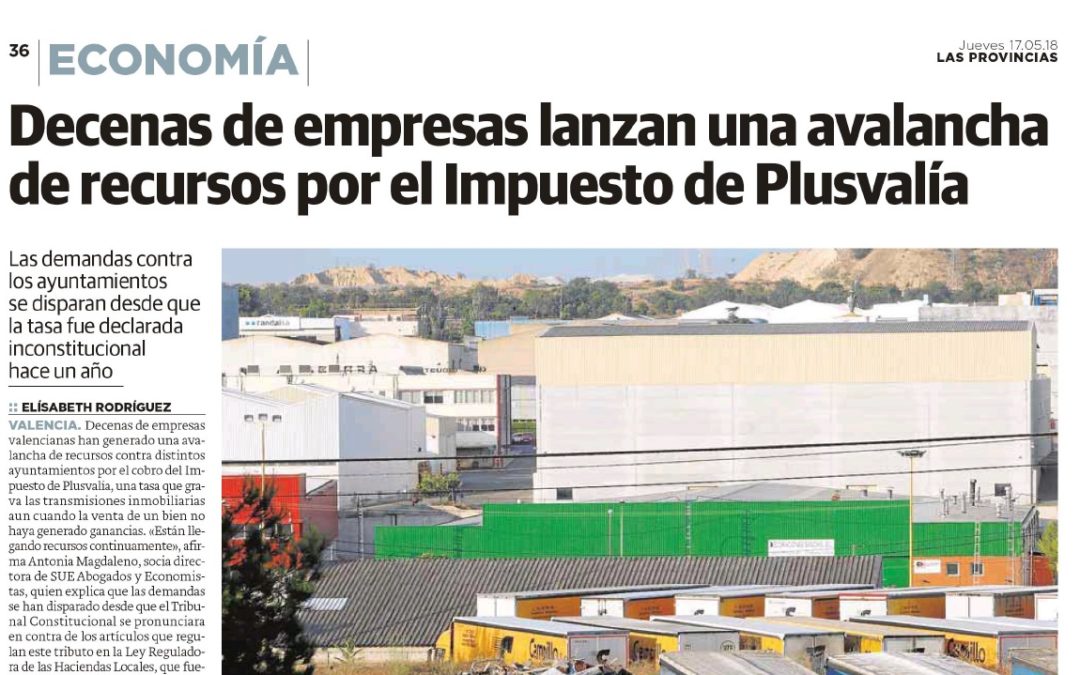 SUE EN LOS MEDIOS| La prensa se hace eco de la jornada de la plusvalía