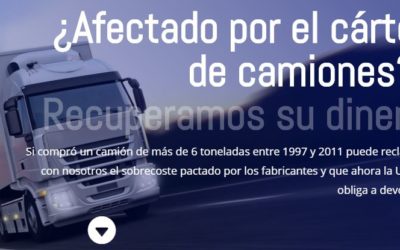 Te ayudamos a recuperar tu dinero si estás afectado por el cártel de camiones